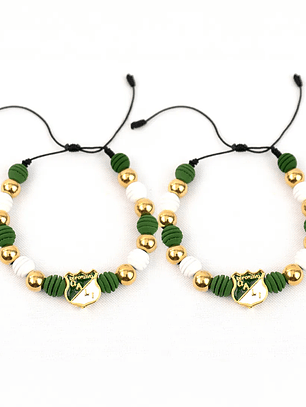 Pulseras de equipo futbol Cali para parejas y amigos en Neopreno