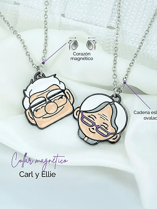 Collares película UP Carl y Ellie para parejas y amigos