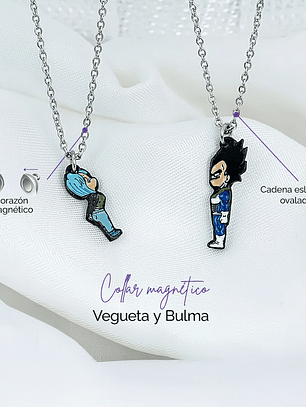 Collares Vegueta y Bulma para parejas y amigos
