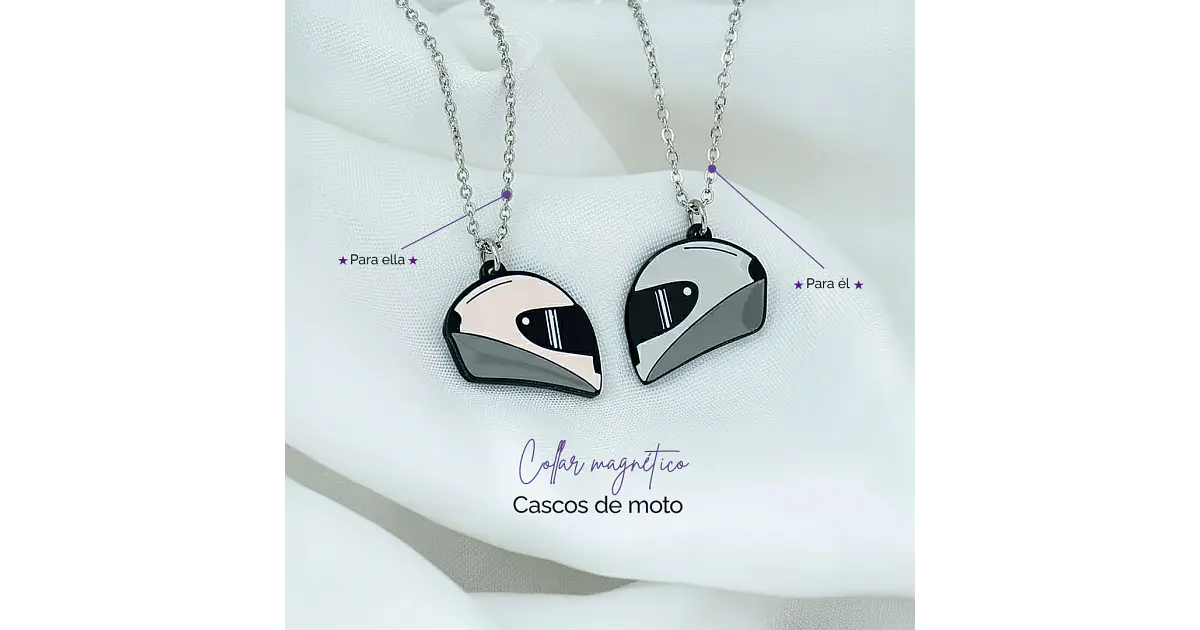 Collares de Cascos de Moto para Parejas y Amigos | Matching