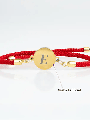 Pulseras parejas con grabado laser frase o inicial