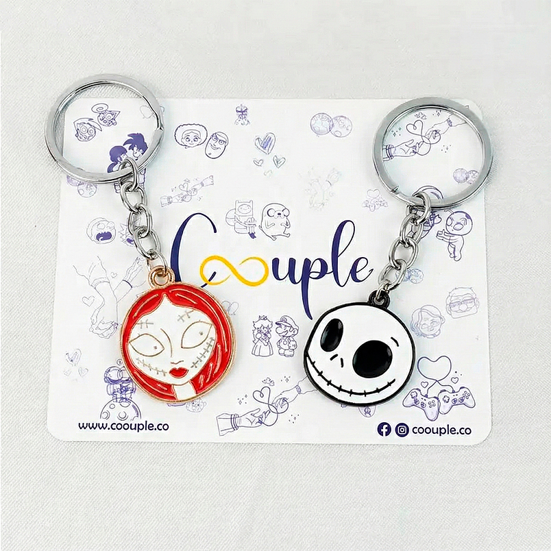 Llavero para pareja de Jack y Sally  2