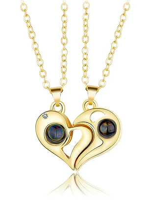 Collares para parejas con proyector de 100 idiomas