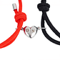 Pulseras Personalizadas para Parejas - Corazón Magnético con Iniciales en Grabado Láser  - Miniatura 1