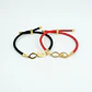 Pulseras parejas con dije de infinito en acero | Vínculo - Miniatura 3