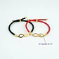 Pulseras parejas con dije de infinito en acero | Vínculo - Miniatura 4
