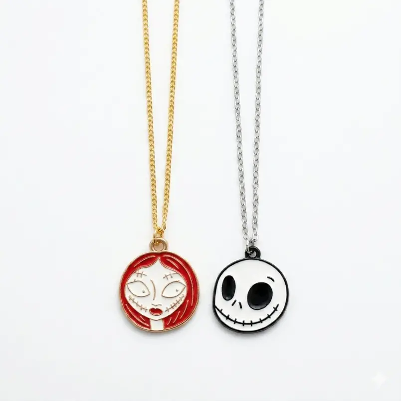 Collares de Jack y Sally para amigos y pareja  1