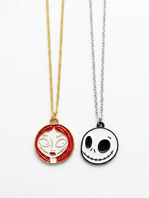Collares de Jack y Sally para amigos y pareja 