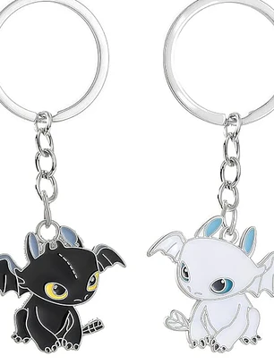 Llaveros de Furia & Luz para amigos y pareja 