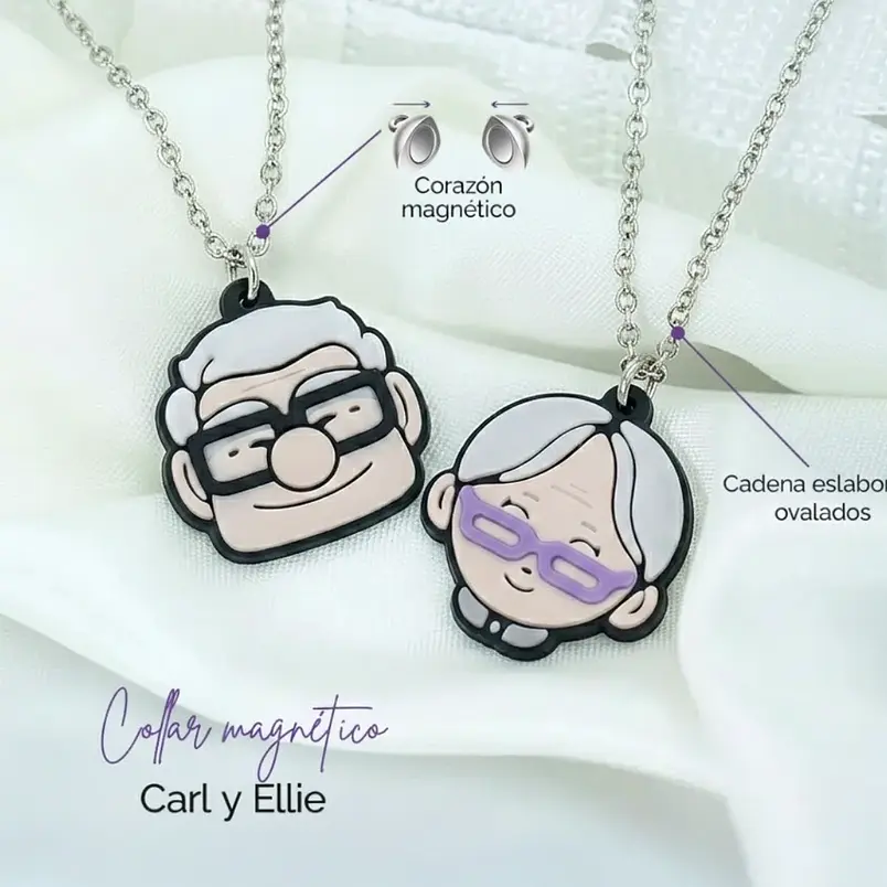 Collares de Carl y Ellie de UP para Parejas y Amigos | Matching 1