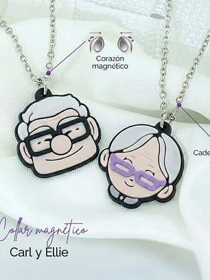 Collares película UP Carl y Ellie para parejas y amigos