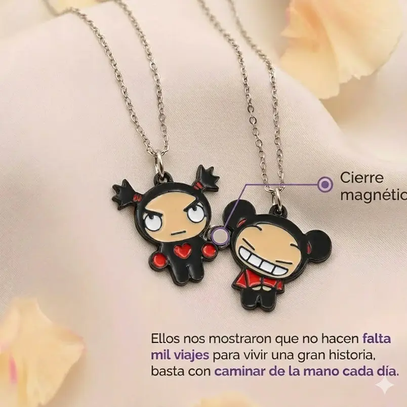 Collares de Puca y Garu para Parejas y Amigos | Matching Kawaii 2