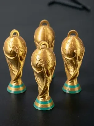 Llavero Copa Mundial FIFA 2026 3D | Réplica Trofeo Dorado