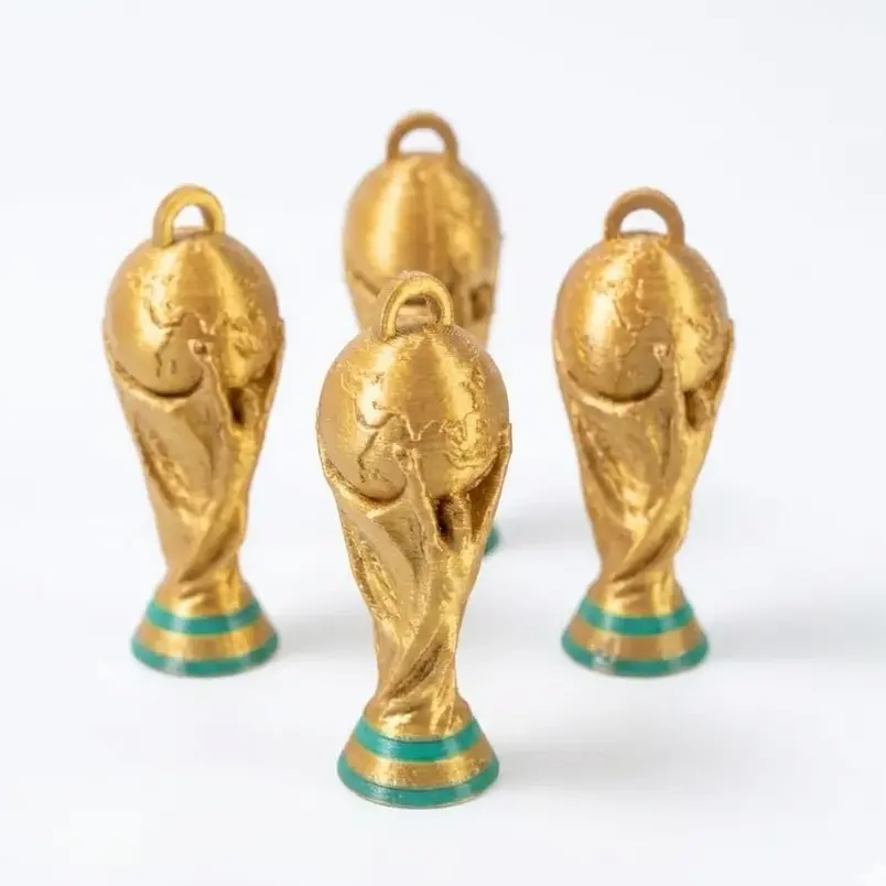 Llavero Copa Mundial FIFA 2026 3D | Réplica Trofeo Dorado 2