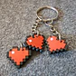 Llavero Corazón Minecraft 3D Pixel Art - Miniatura 3