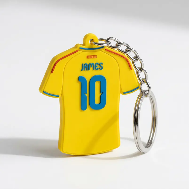 Llavero para parejas camiseta Selección Colombia 3D 2