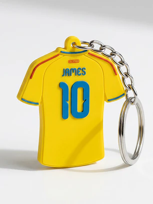 Llavero para parejas camiseta Selección Colombia 3D
