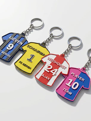 Llavero para parejas camiseta Selección Colombia 3D