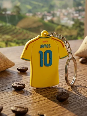 Llavero para parejas de Selección Colombia 3D