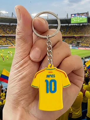 Llavero para parejas de Selección Colombia 3D