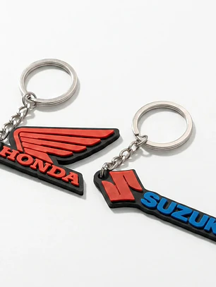 Llavero para parejas Moto 3D Personalizado 