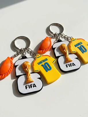 Llavero para parejas Colombia | Selección Fútbol FIFA 2026 