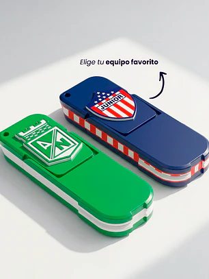 Llavero soporte para celular 2 en 1 Fútbol para parejas