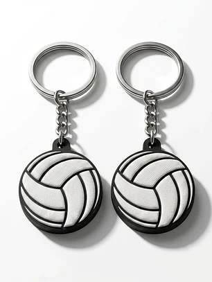 Llaveros para parejas de Balón de Voleibol Clásico 