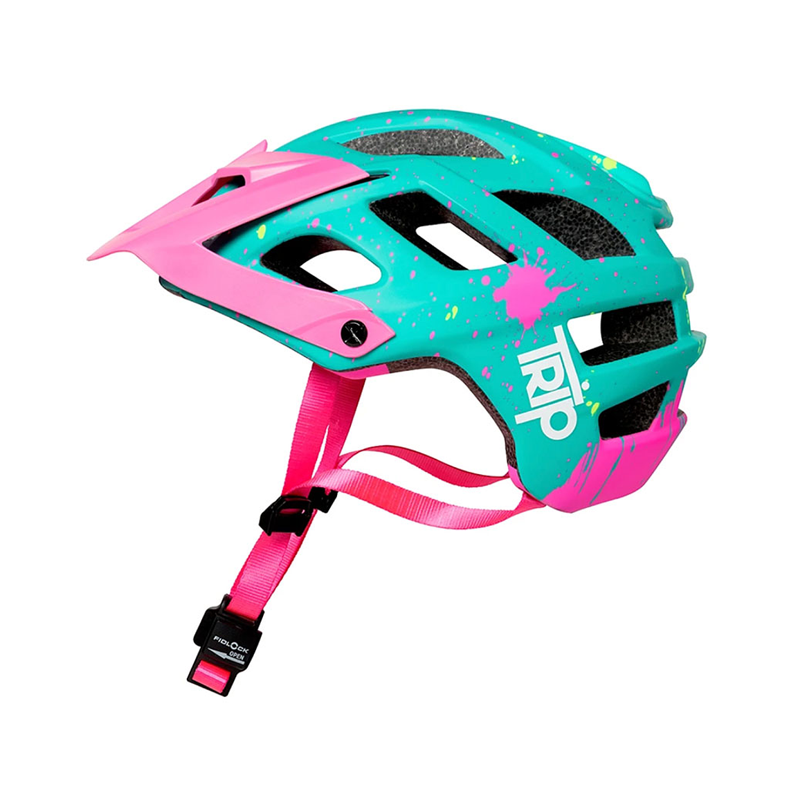 Casco Trip Enduro euphoria - Turquesa, fucsia 3