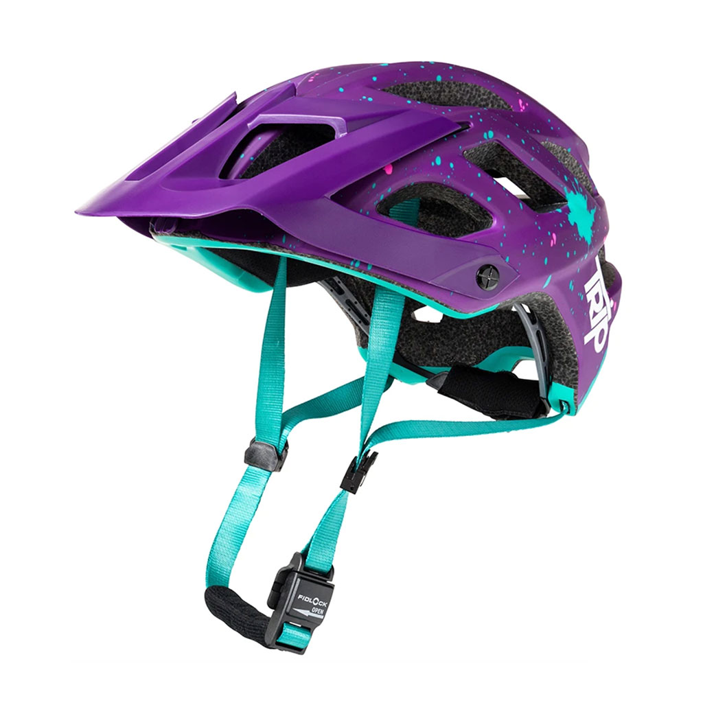Casco Trip Enduro euphoria - Púrpura, turquesa 2