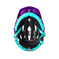 Casco Trip Enduro euphoria - Púrpura, turquesa - Miniatura 5