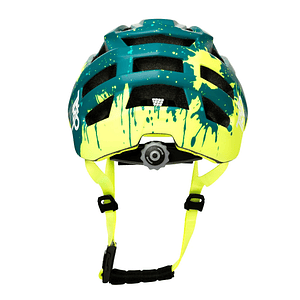 Casco Trip Enduro euphoria diesel - Verde, amarillo