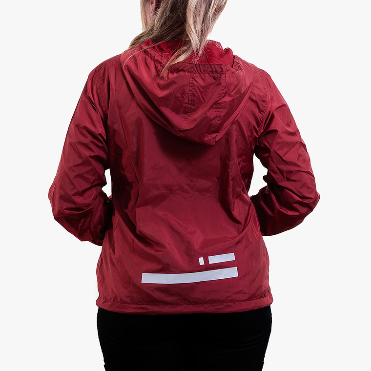 Cortaviento mujer Copenhague - Rojo 3