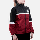 Cortaviento mujer Copenhague - Rojo, negro 2