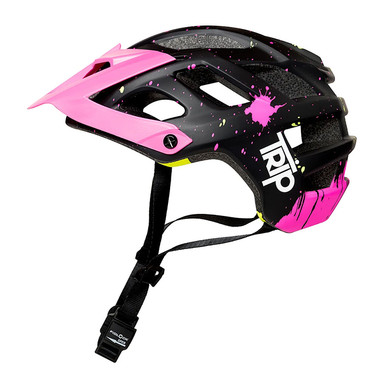 Casco Trip Enduro euphoria - Negro, fucsia 3