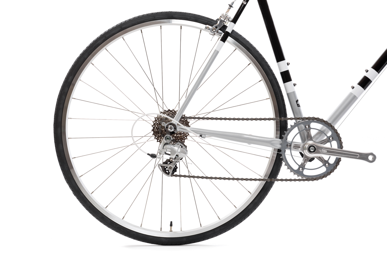 Bicicleta de ruta 4130 Road Black Metalic - 8 velocidades 5