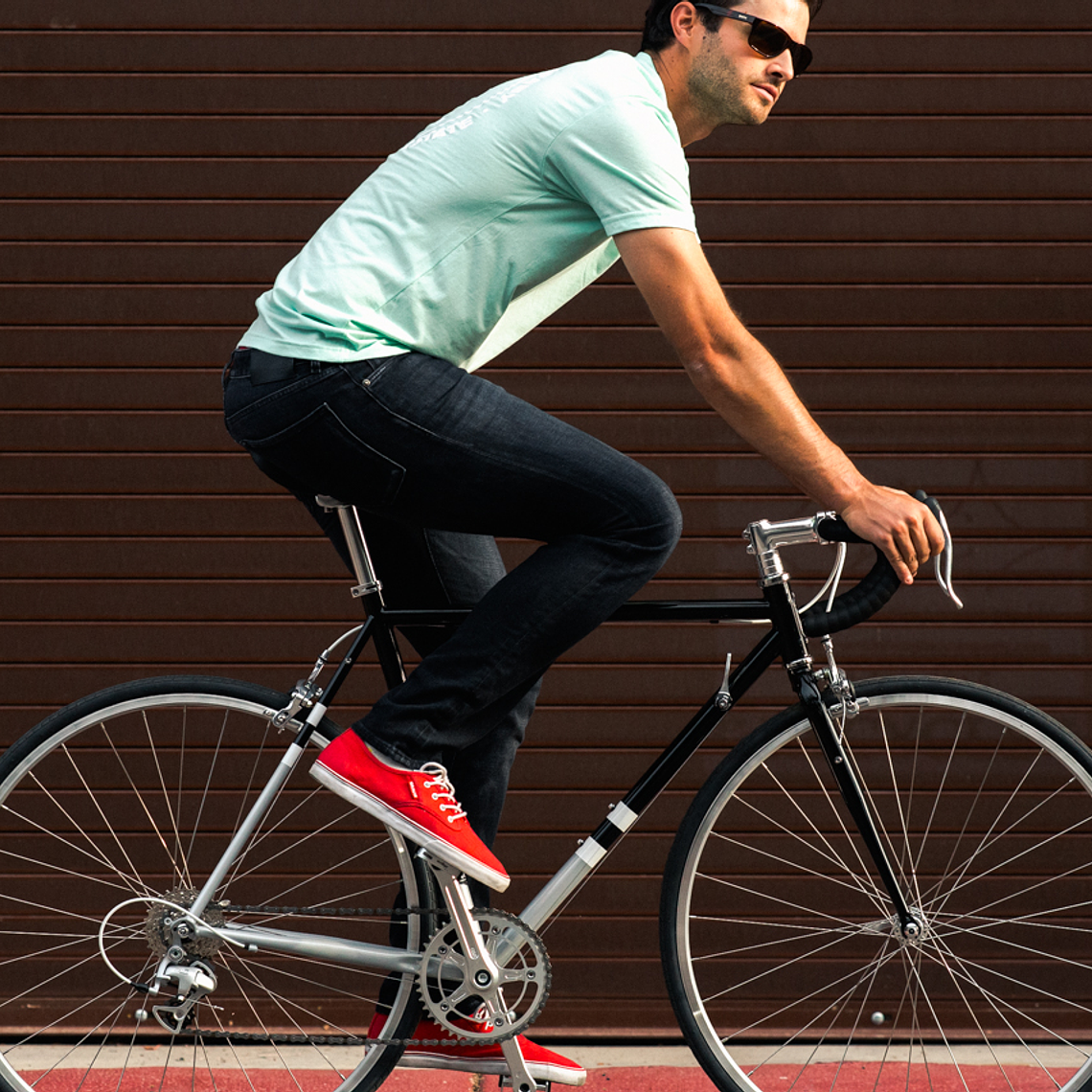 Bicicleta de ruta 4130 Road Black Metalic - 8 velocidades 10