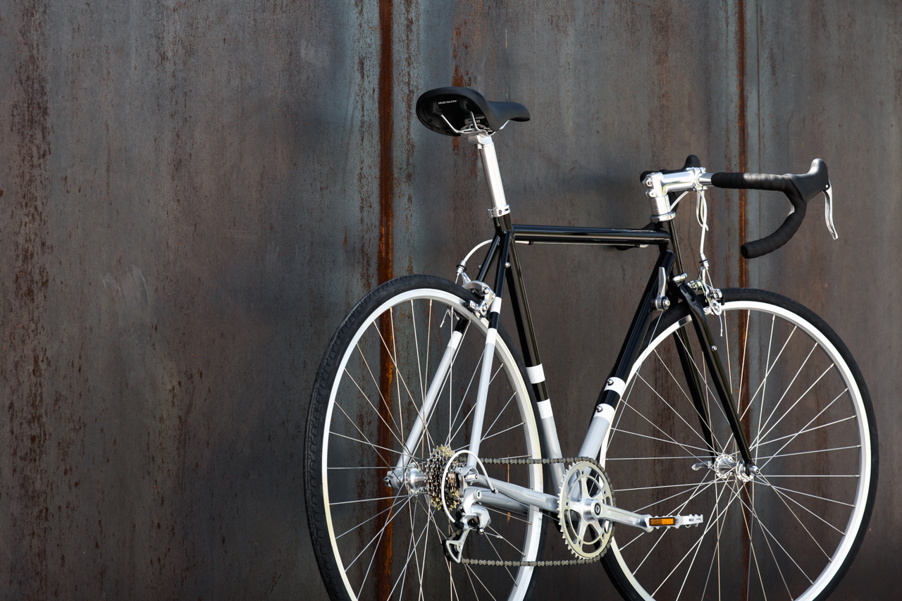 Bicicleta de ruta 4130 Road Black Metalic - 8 velocidades 12