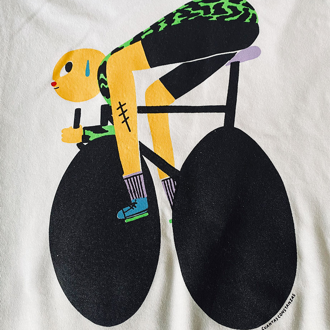 Polera urbana On the ride por Cuantasconstanzas - Blanca 1