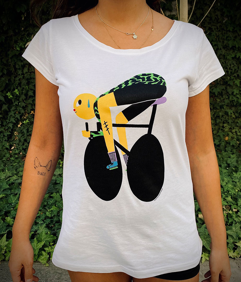 Polera urbana On the ride por Cuantasconstanzas - Blanca 2