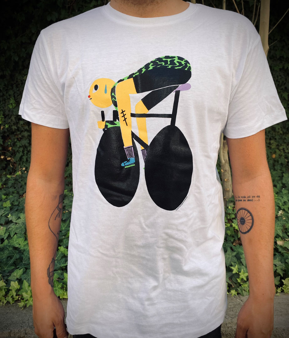 Polera urbana On the ride por Cuantasconstanzas - Blanca 3
