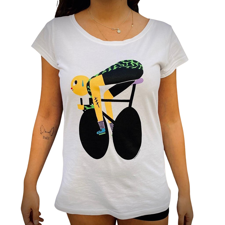 Polera urbana On the ride por Cuantasconstanzas - Blanca 4