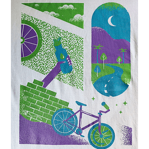 Polera urbana unisex Urban Soul por Sandrine Anne - Blanca