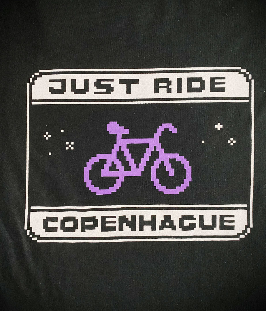 Polera urbana Just ride por Luca Rebori - Negra 1