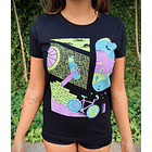 Polera urbana Soul por Sandrine Anne - Negra 3