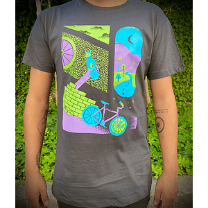 Polera urbana Soul por Sandrine Anne - Gris