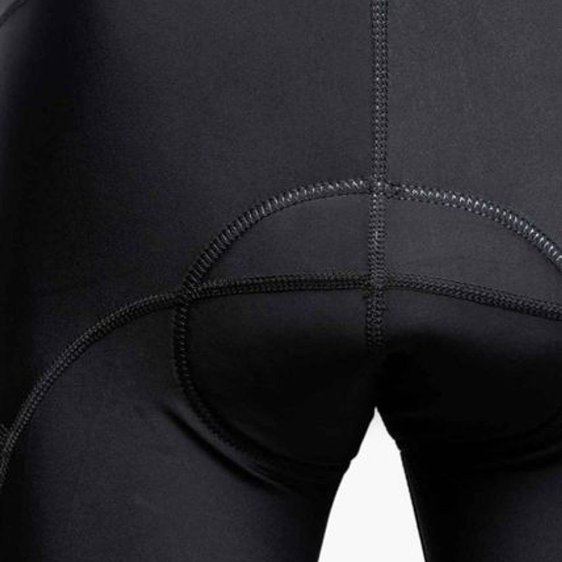 Calza larga con gel hombre OnWheels - Negra 4