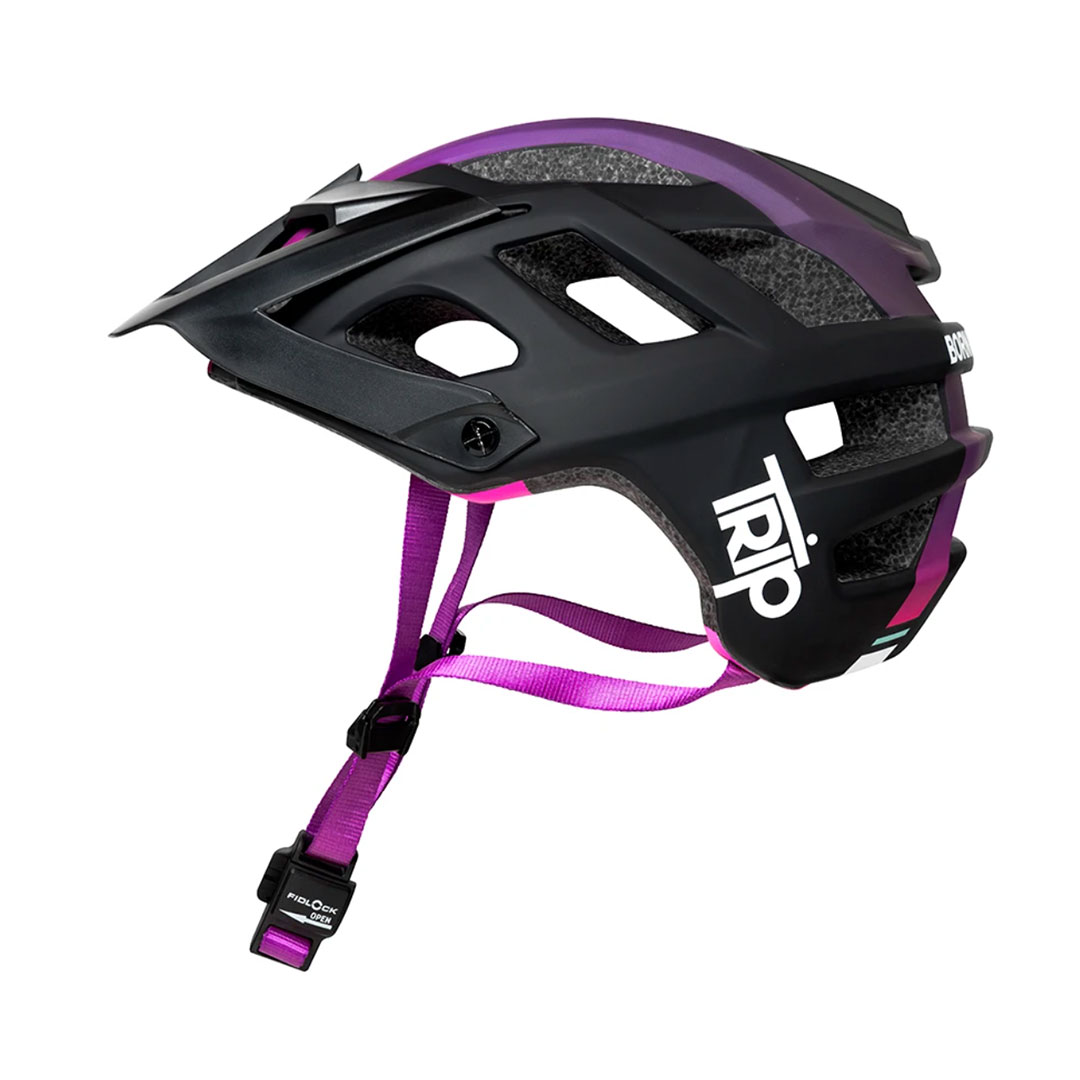 Casco Trip Enduro - Negro, púrpura 2