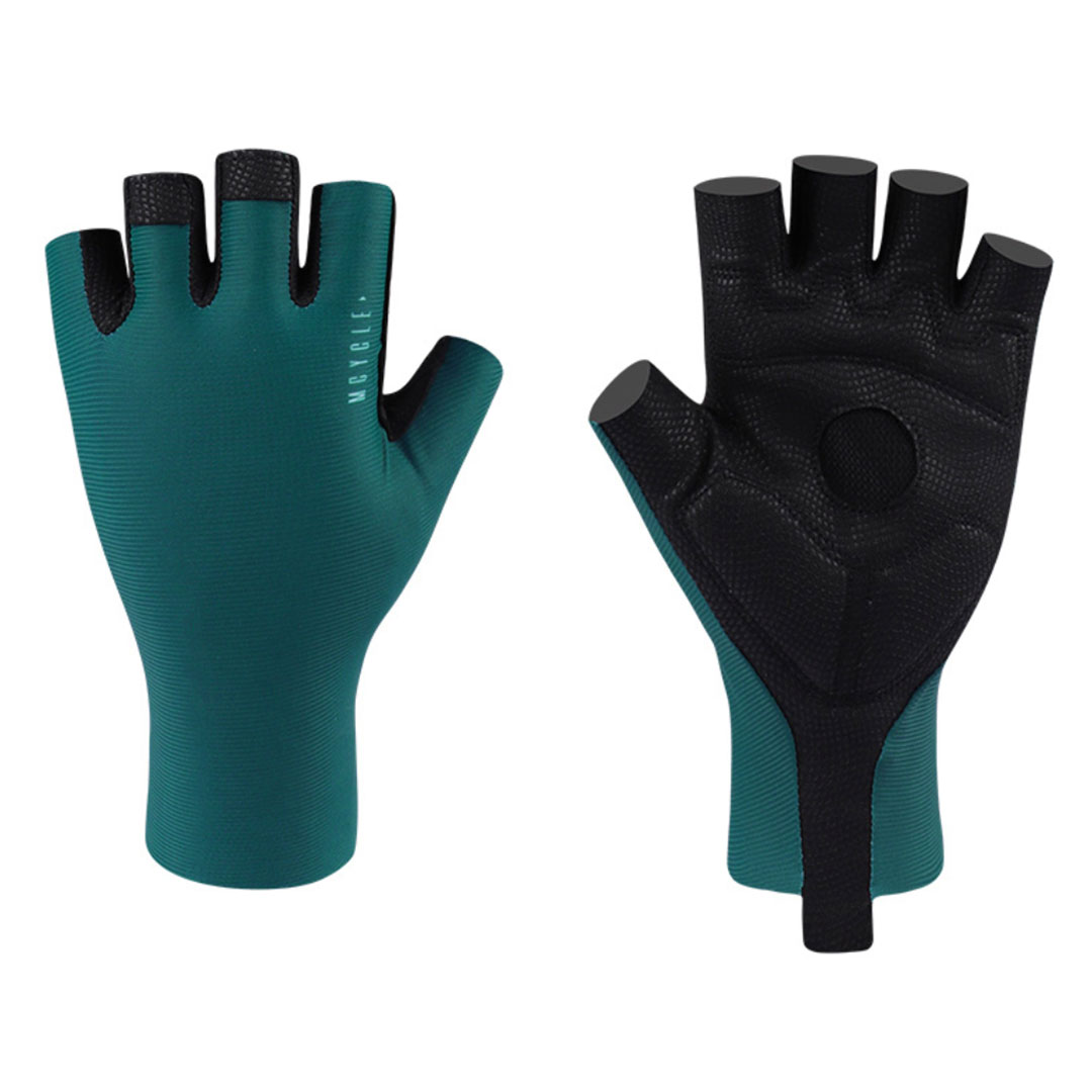 Guantes cortos Mcycle - Verde petróleo 1