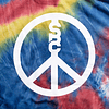 "Peace" Rainbow Tie Dye Hoodie